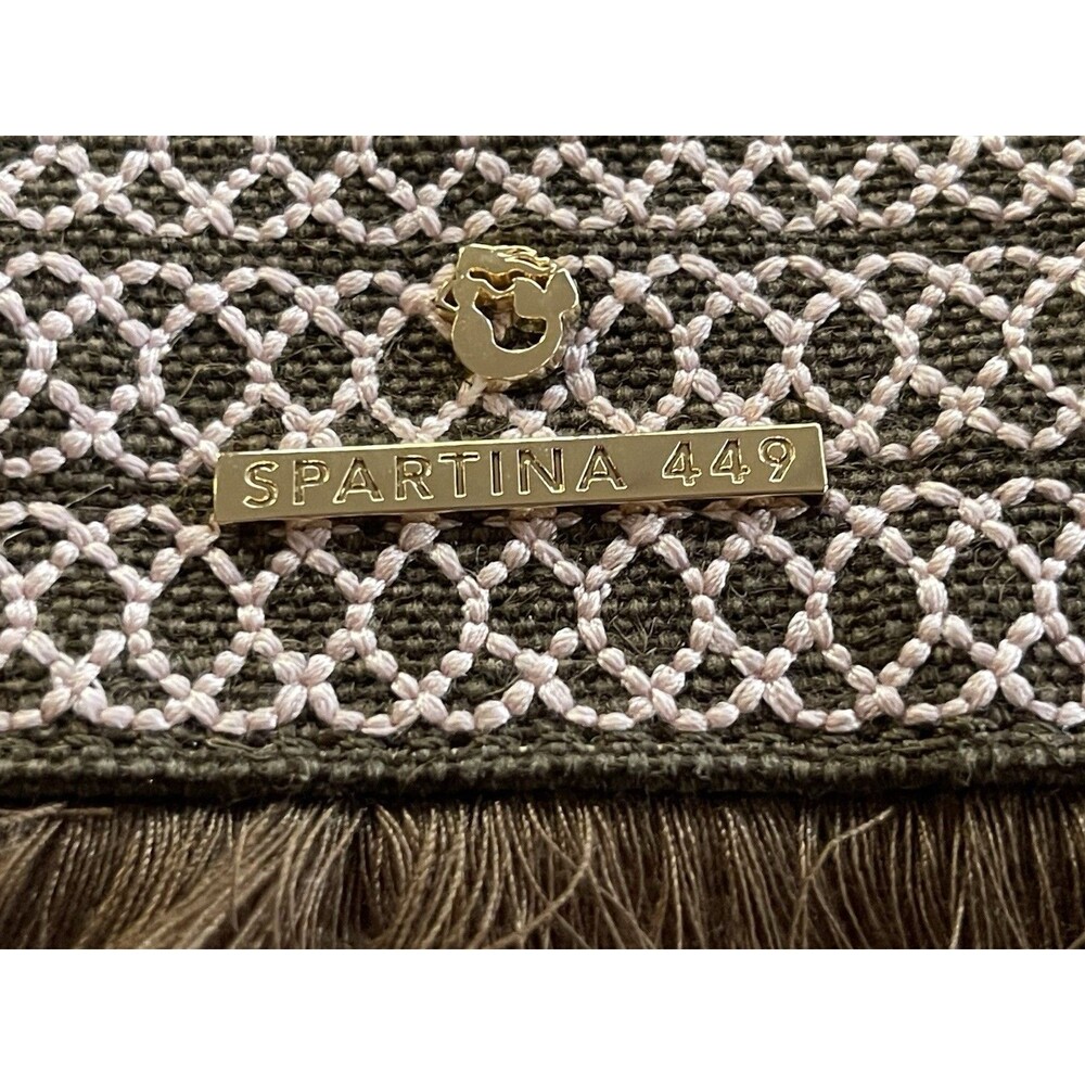 Spartina 449 Parade Embroidered Floral Maci Clutch Purse Boho NO Wristlet Strap - Picture 10 of 10
